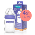 Baby bottle with NaturalWave® teat 4 x 160 ml