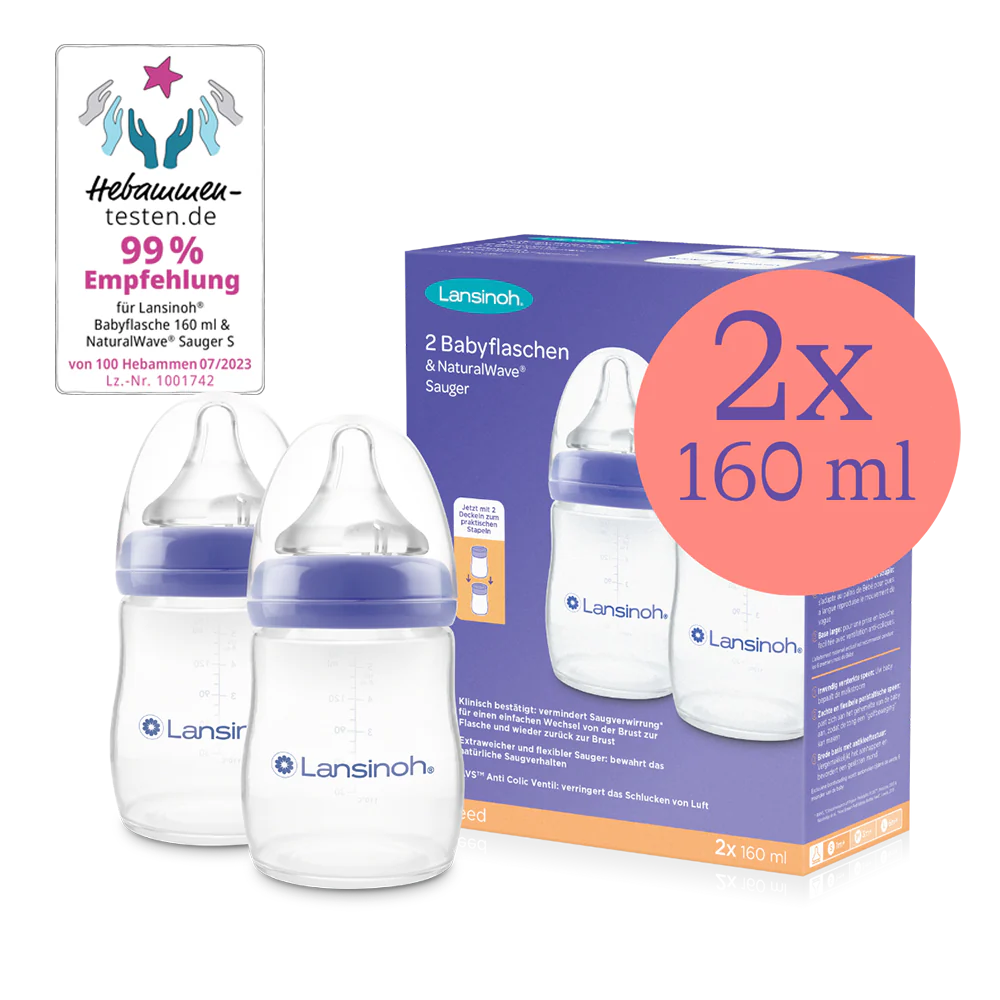 Baby bottle with NaturalWave® teat 160 ml