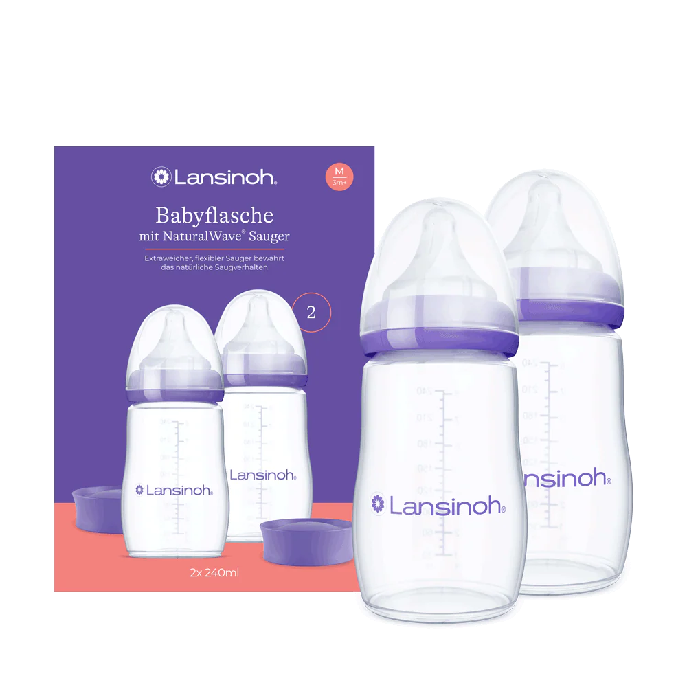 Baby bottle with NaturalWave® teat 240 ml