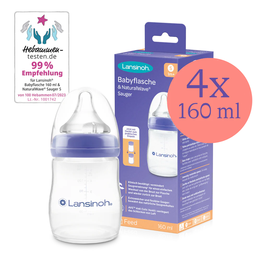 Baby bottle with NaturalWave® teat 160 ml