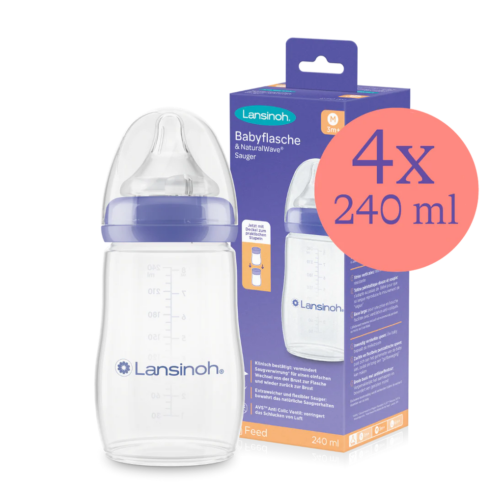 Baby bottle with NaturalWave® teat 240 ml