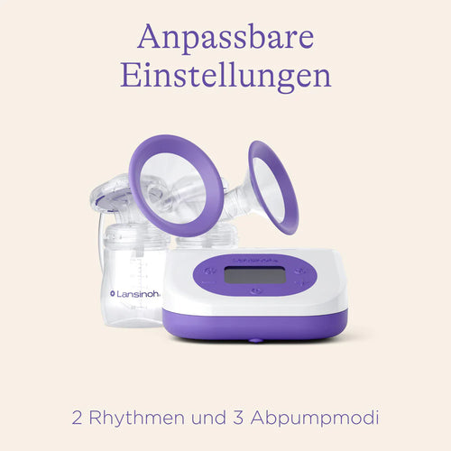 Electric double breast pump