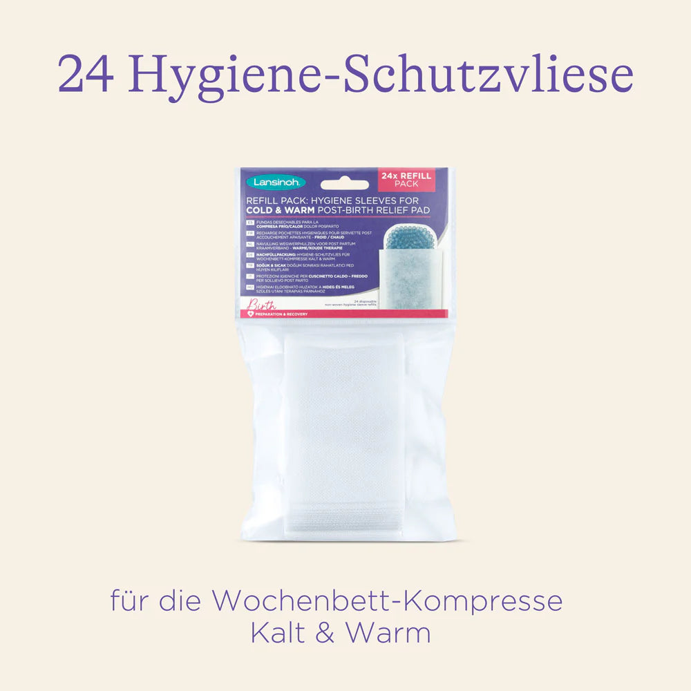 Refill pack: Hygienic protective fleece for postpartum compress (cold & warm) 