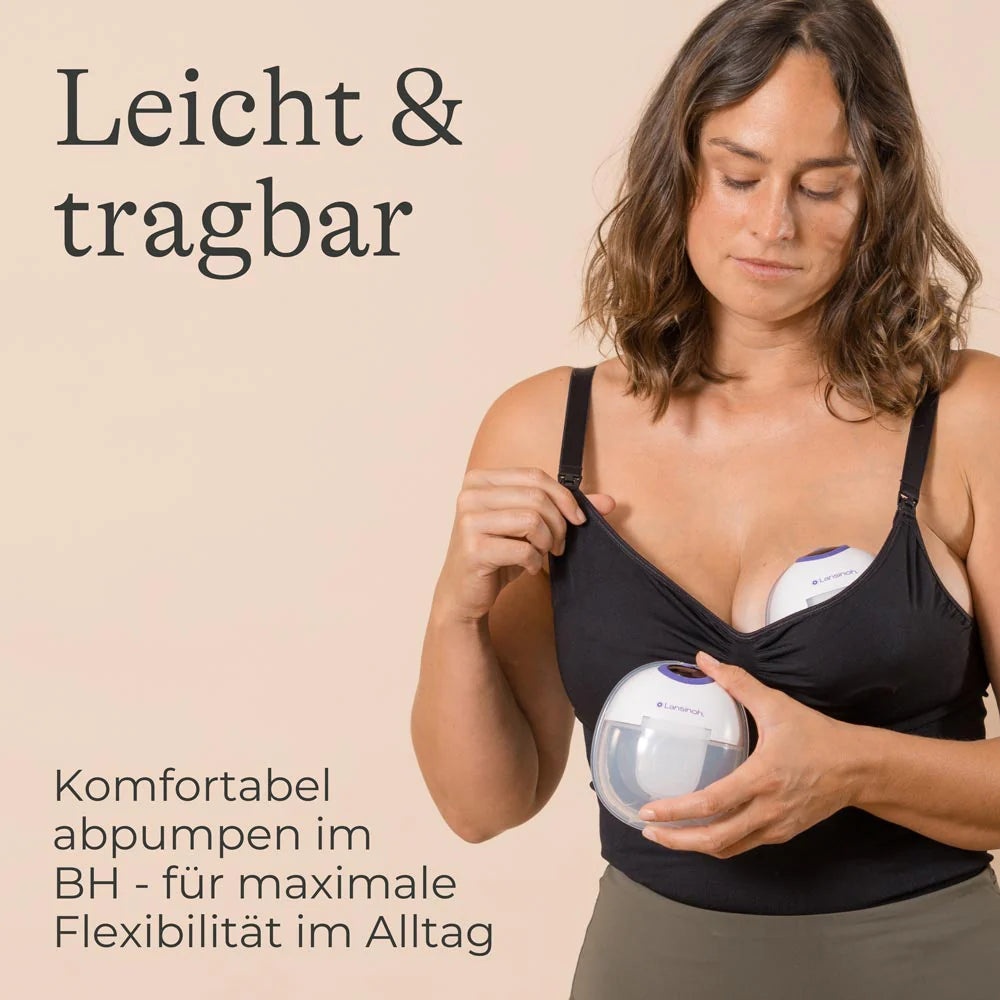 Lansinoh® Tragbare Doppelmilchpumpe