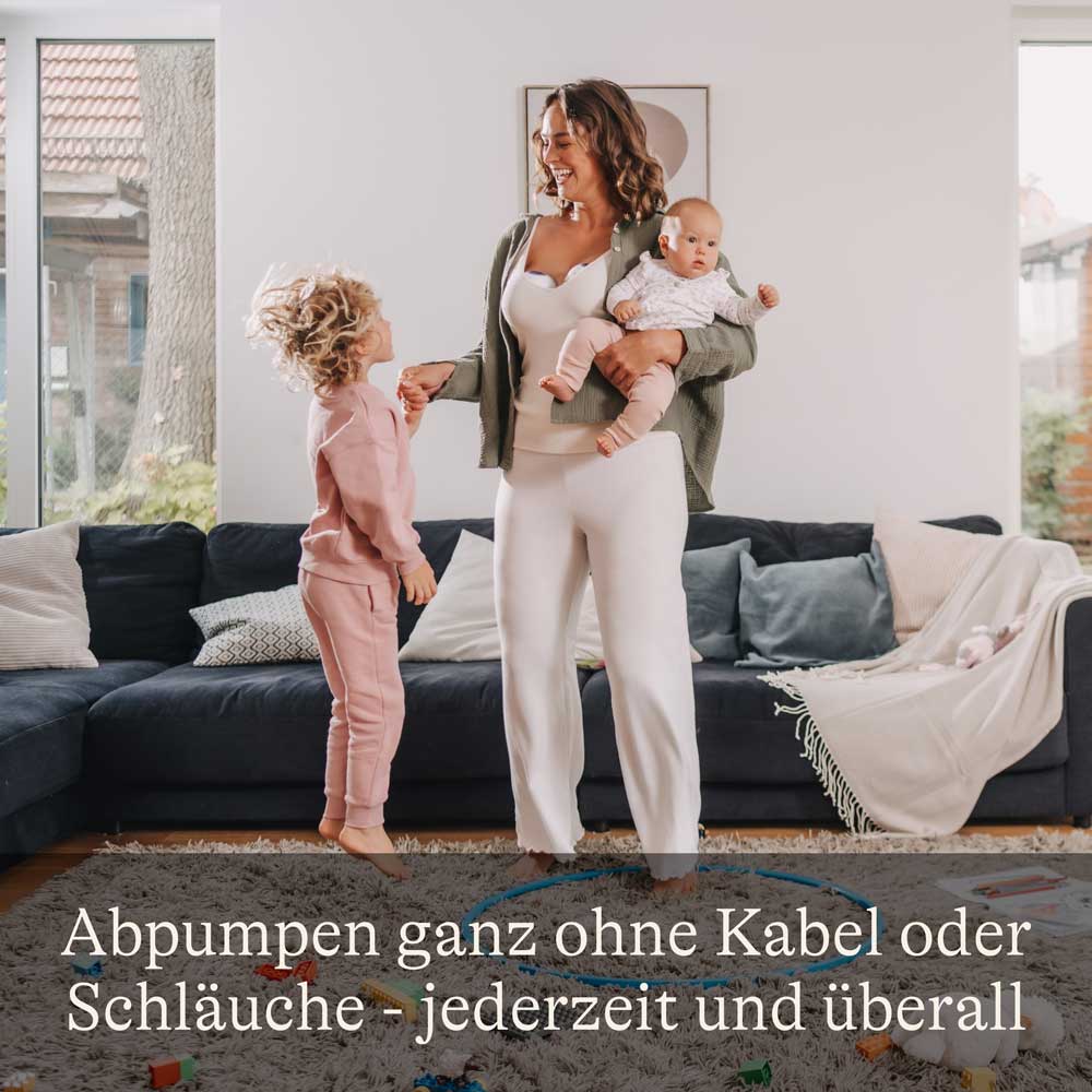 Lansinoh® Tragbare Doppelmilchpumpe