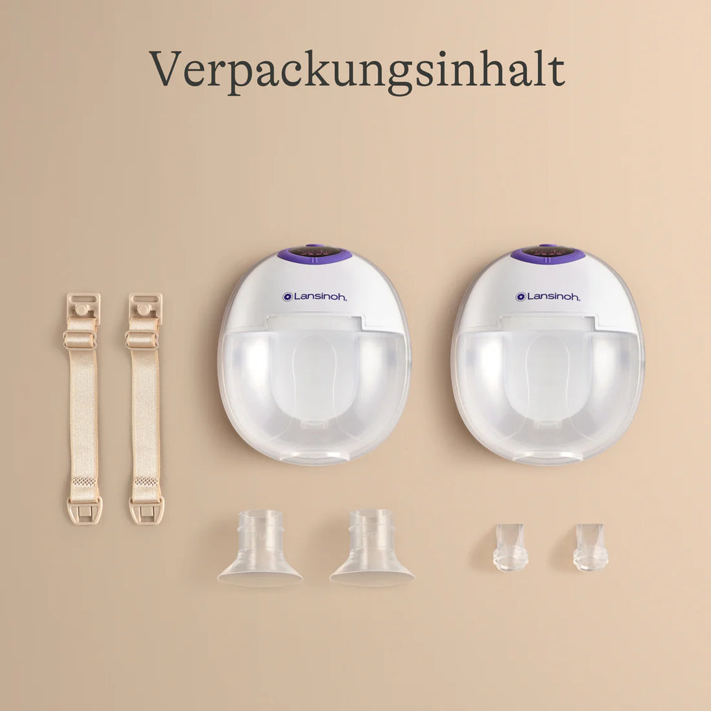 Lansinoh® Tragbare Doppelmilchpumpe