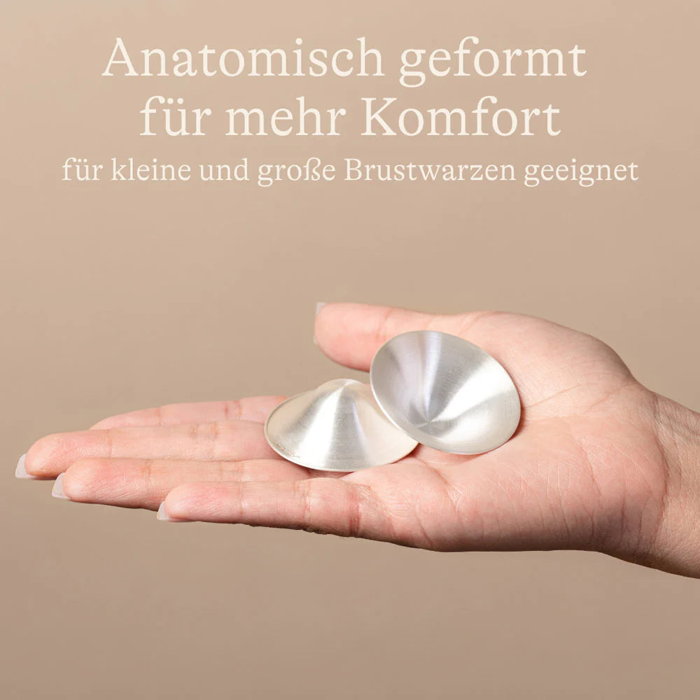Silberhütchen 2 Stück