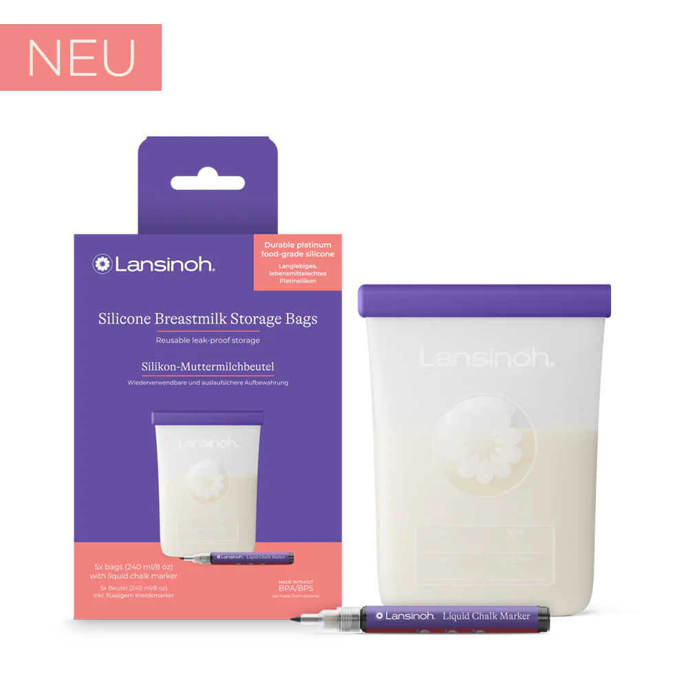 Silicone breast milk bags